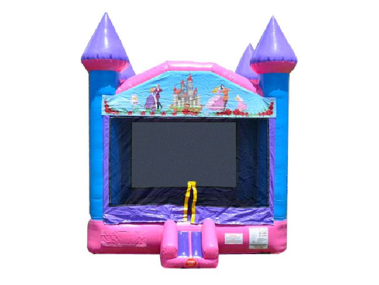 Pink and Purple Bounce House